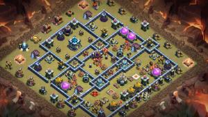 مپ وار تاون 13 بازی کلش اف کلنز