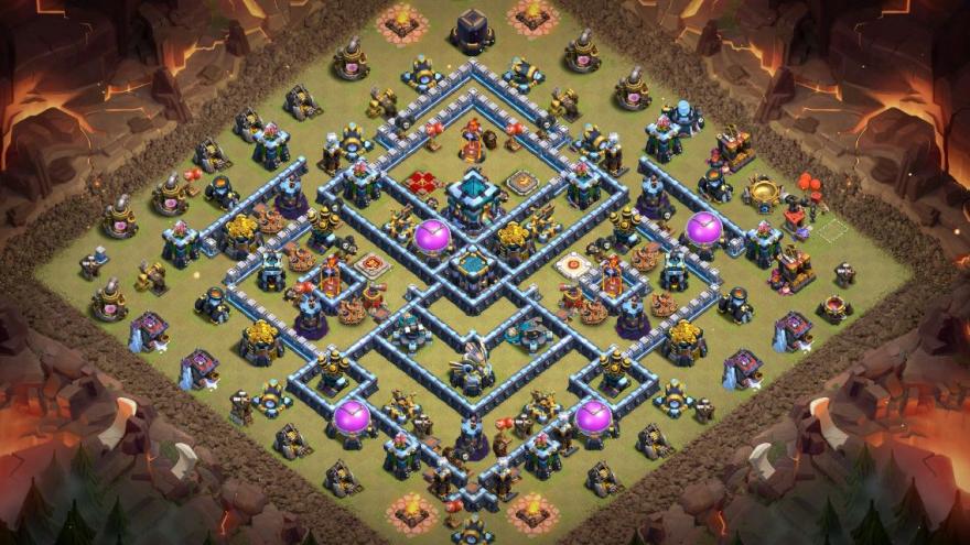 مپ تاون 13 وار بازی کلش اف کلن