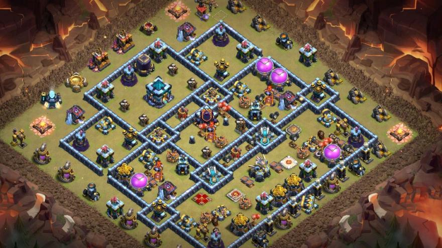 مپ وار تاون 13 بازی کلش اف کلنز