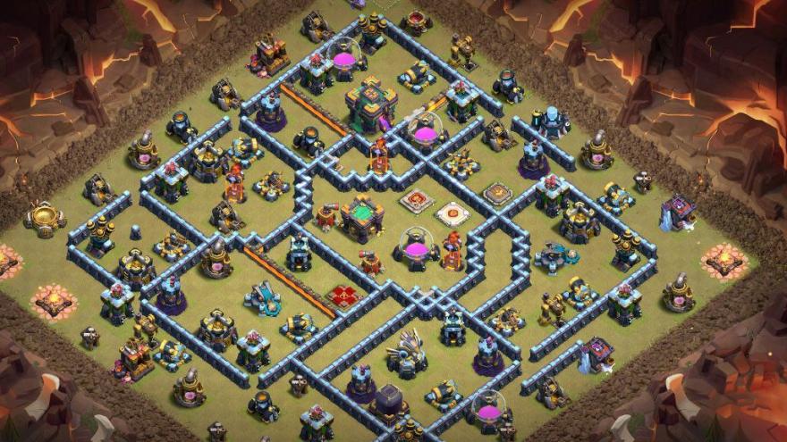 مپ وار تاون 14 کلش اف کلنز