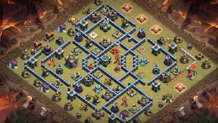 مپ وار تاون 14 کلش اف کلنز