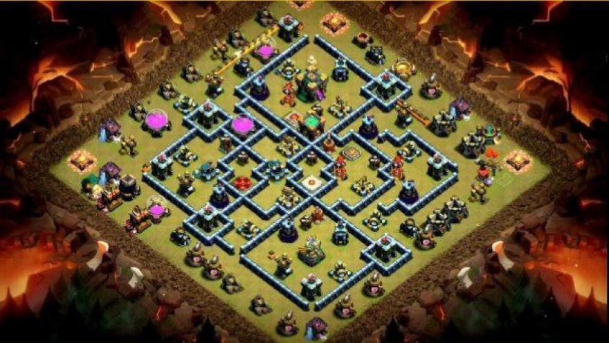 مپ تاون 14 بازی کلش اف کلنز